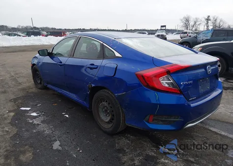 2020 Honda Civic Lx z USA, uszkodzony, nr VIN 2HGFC2F66LH537157